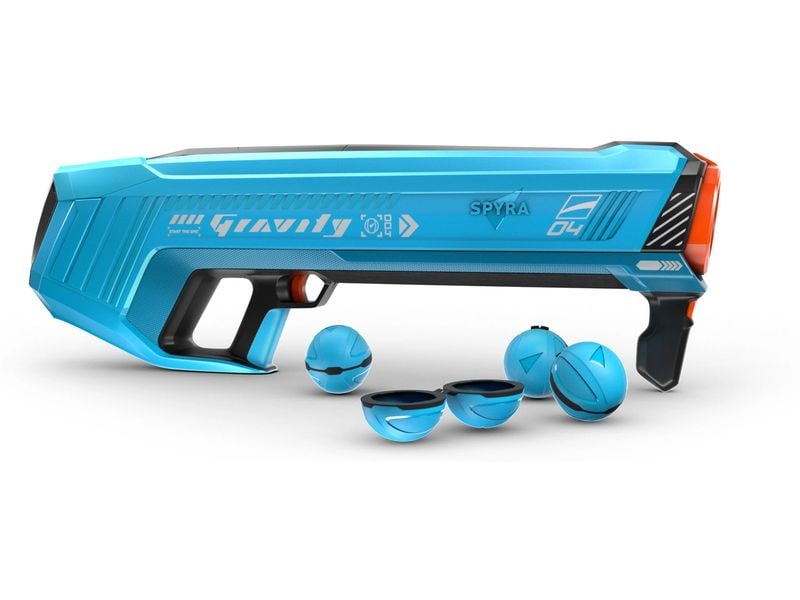 Spyra Wasserpistole Gravity Blau Leistungsstarker Wasserbombenwerfer