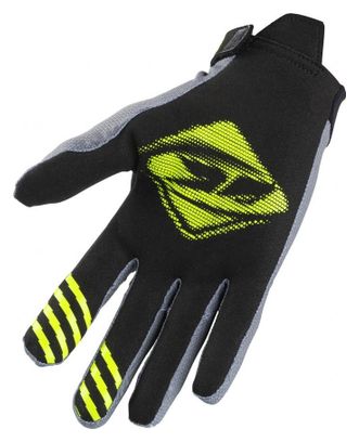 Gants Longs Kenny Gravity Gris / Jaune Fluo