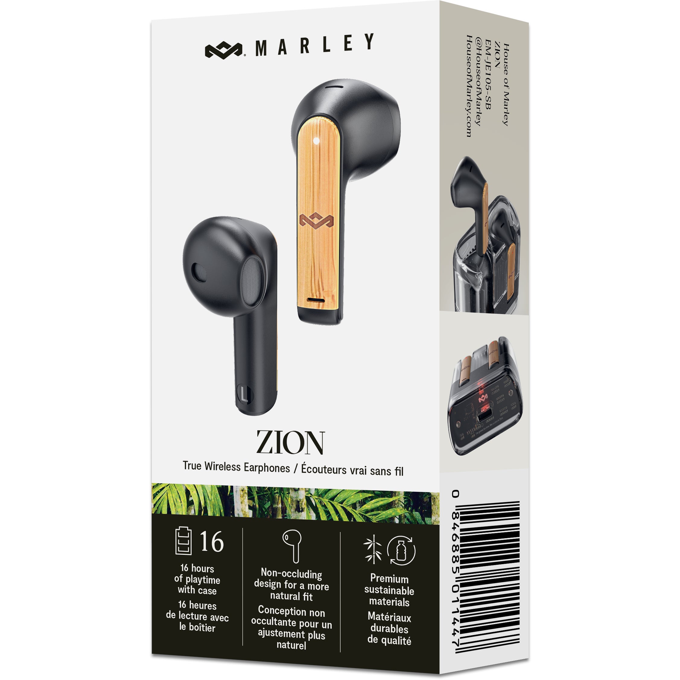 House of Marley Zion TWS SB draadloze oordopjes