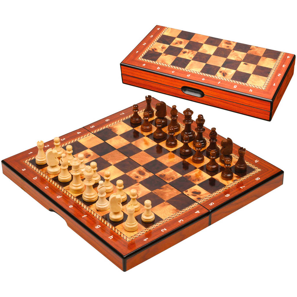 Schaak casette birdseye 26mm veld Schaakcasette birdseye (veldmaat 26 mm)