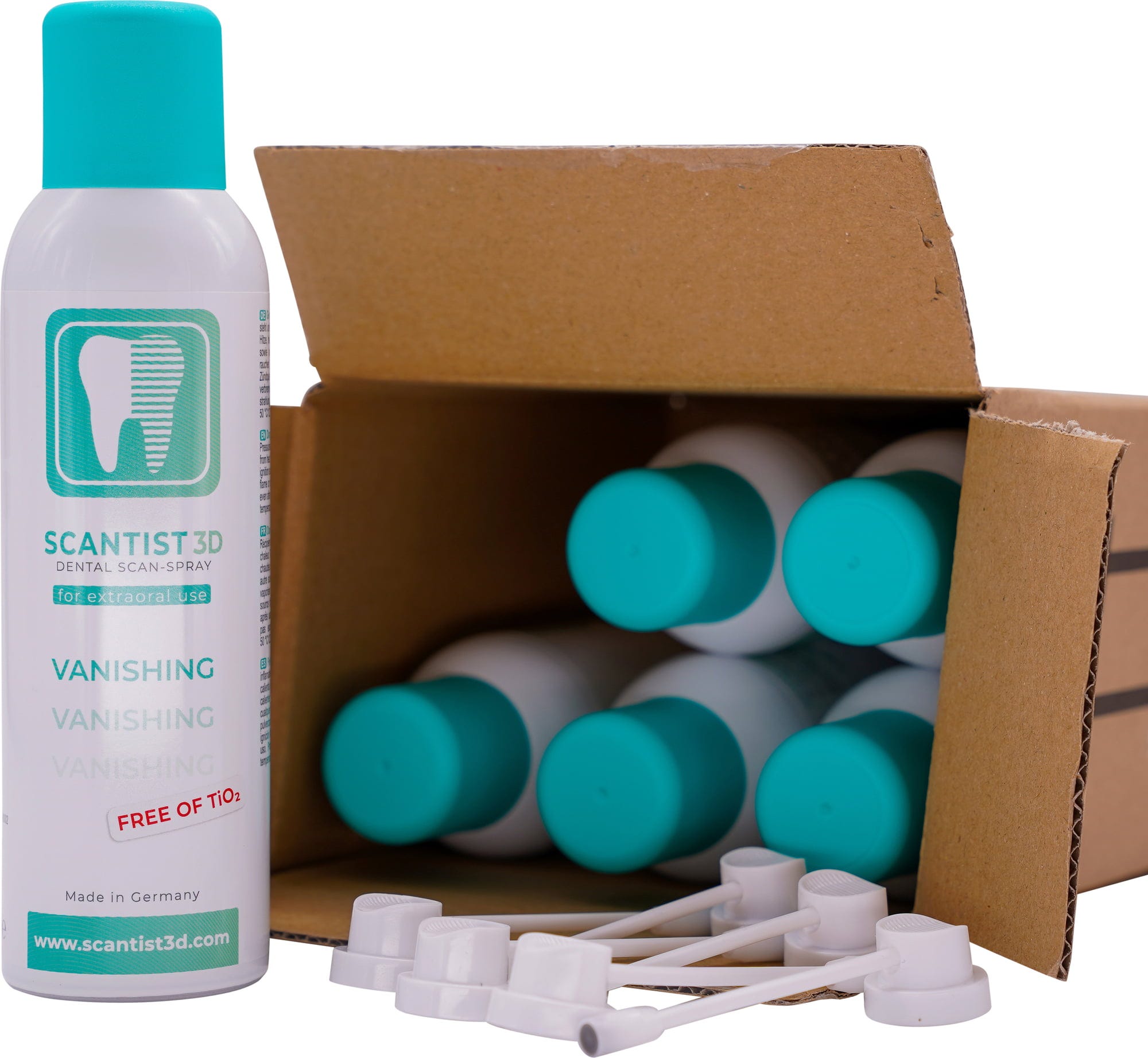 SCANTIST 3D  Vanishing Spray, 200 ml    Dental Scan-Spray für extraorale Anwendung