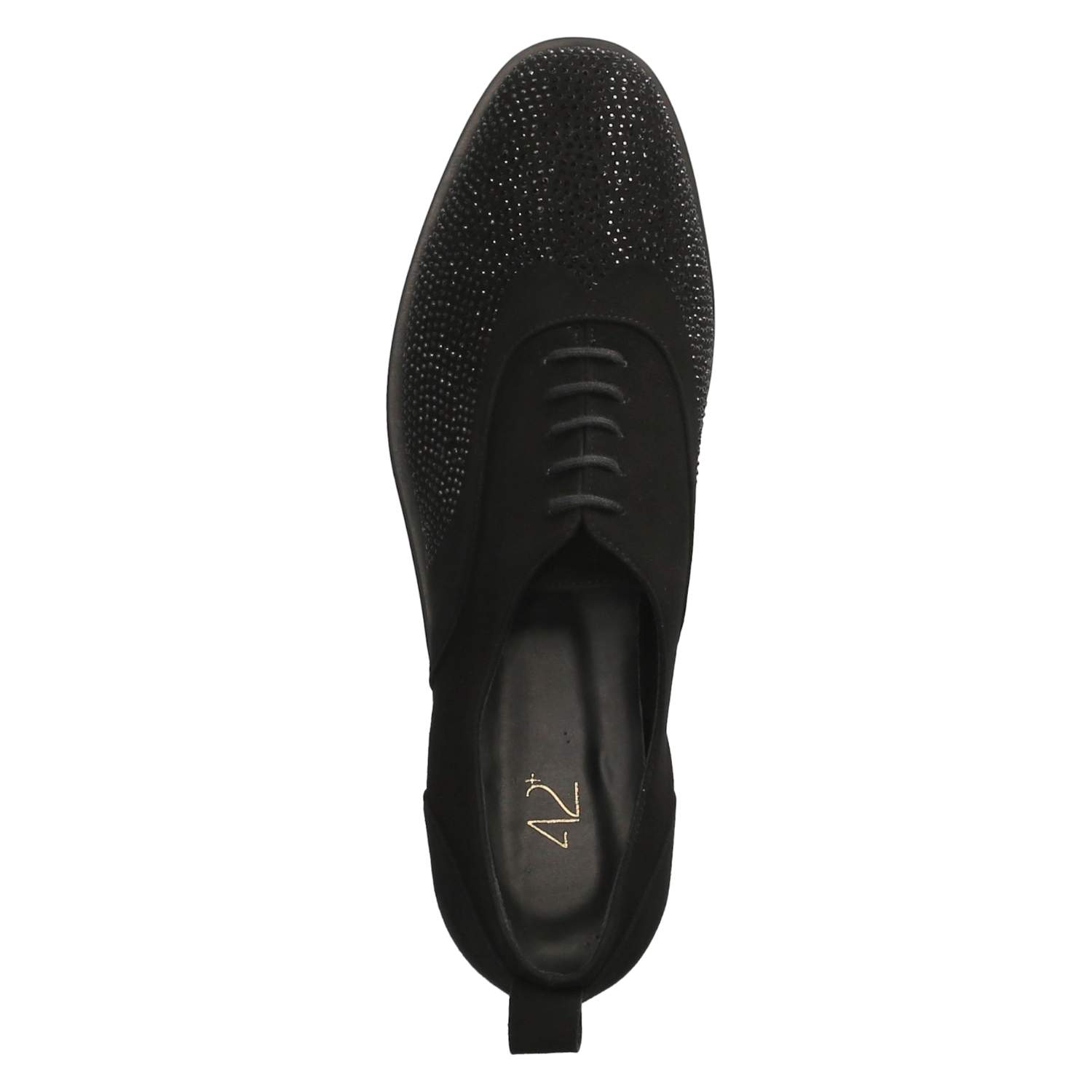 42Plus Schnürschuhe - nero