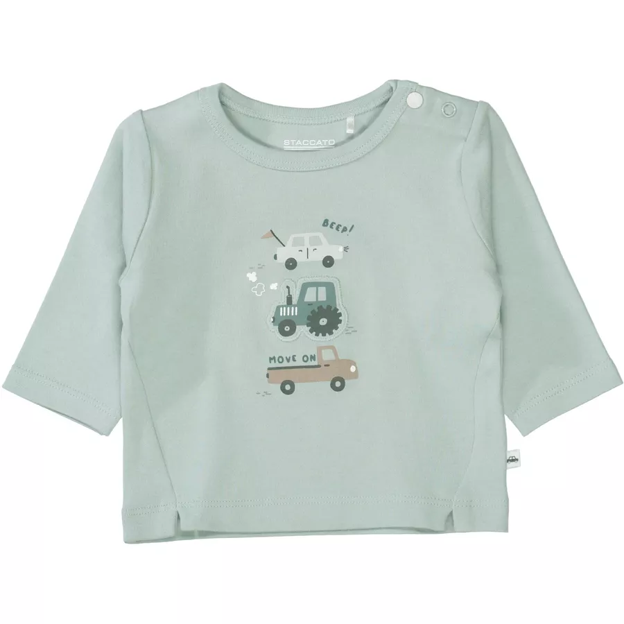 STACCATO Langarmshirt ice blue