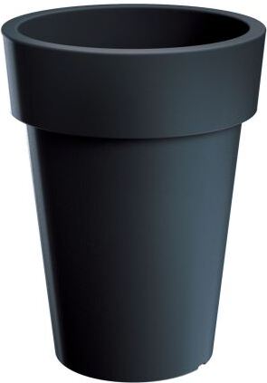 Intratuin bloempot Lofly Slim antraciet D 24,5 H 31,9 cm