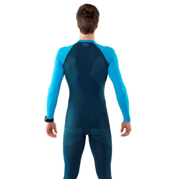 T-shirt thermique DYNAFIT SPEED DRYARN LONG-SLEEVED TEE M METHYL BLUE