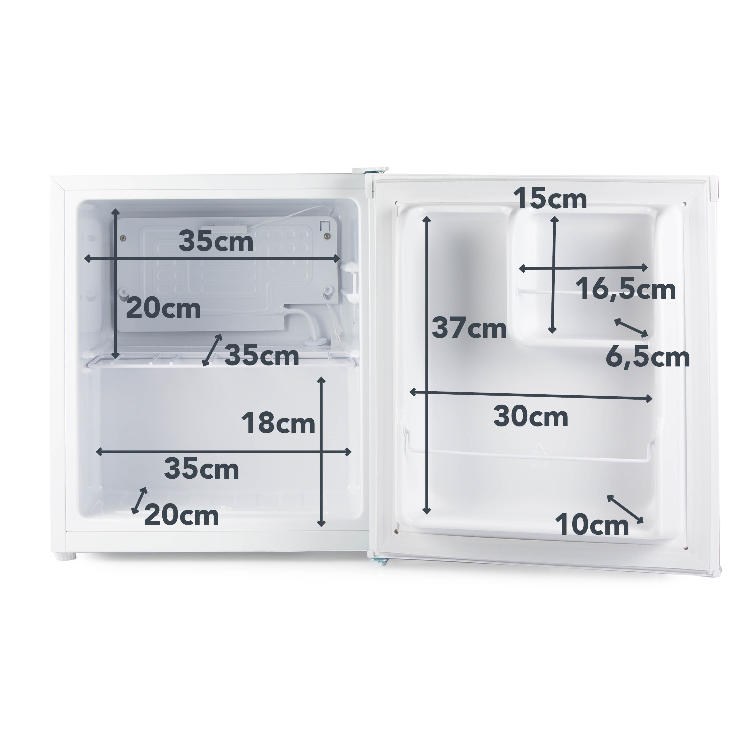 Primo PR114FR 40 liter mini koelkast - White