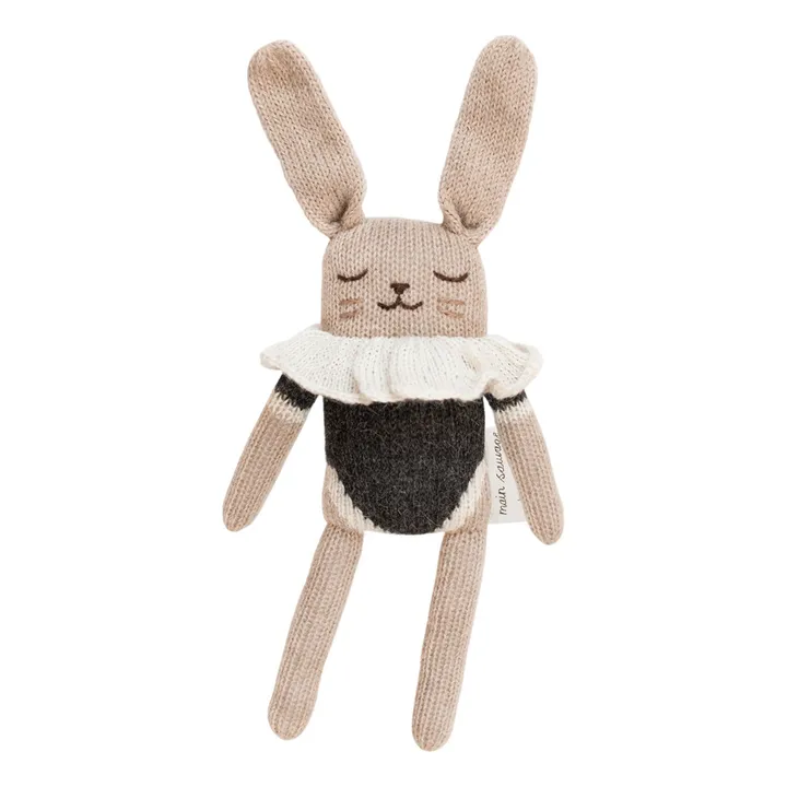 Main Sauvage Doudou Lapin | Noir