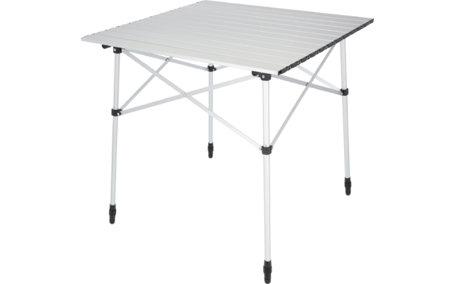 Berger Alu Campingtisch  Velino mit Rollplatte 70 x 70 cm