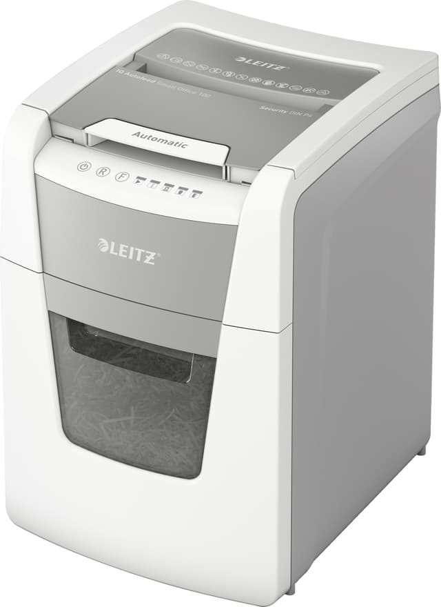 Leitz IQ AutoFeed SmallOffice 100 P4 tværskåret makulator
