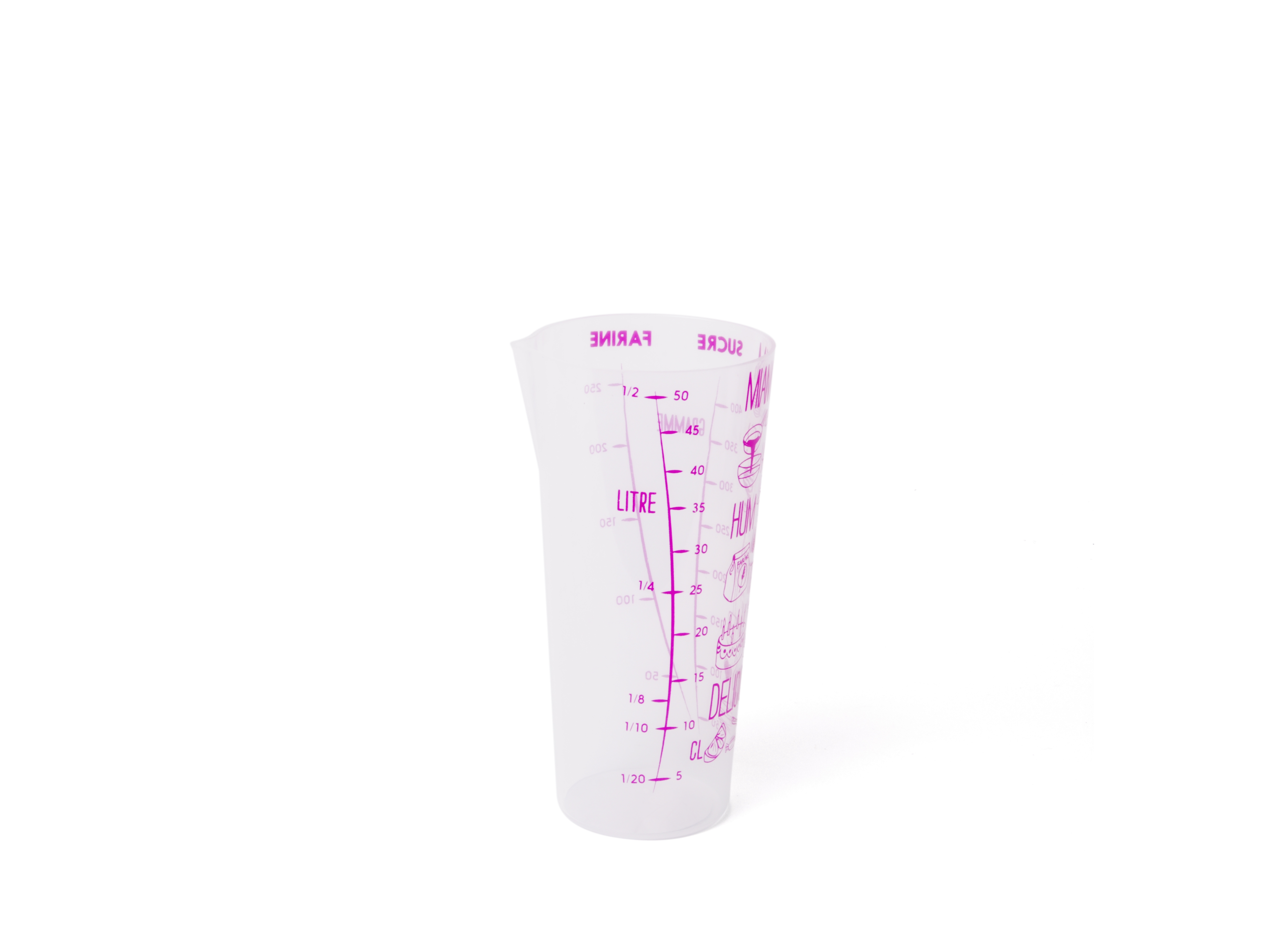 COPO MEDIDOR POLEGAR PLÁSTICO 0.5L