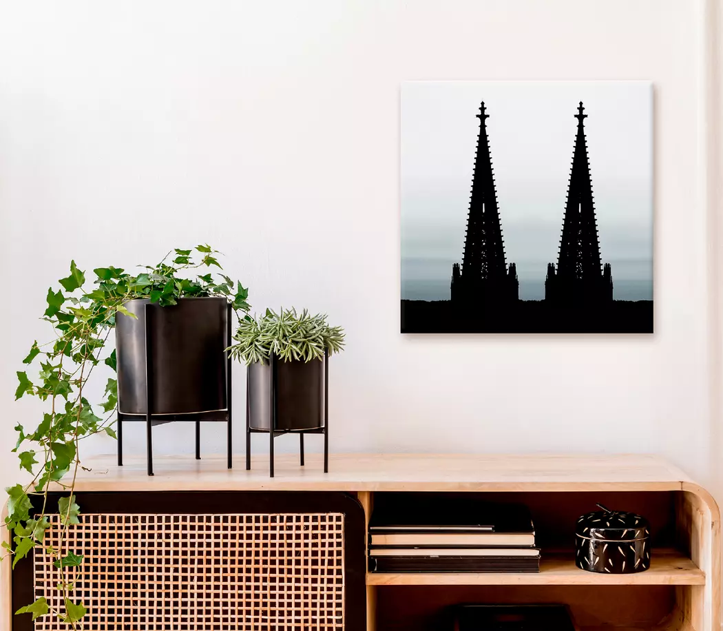 Wandbild 30 x 30 cm Cologne cathedral VII