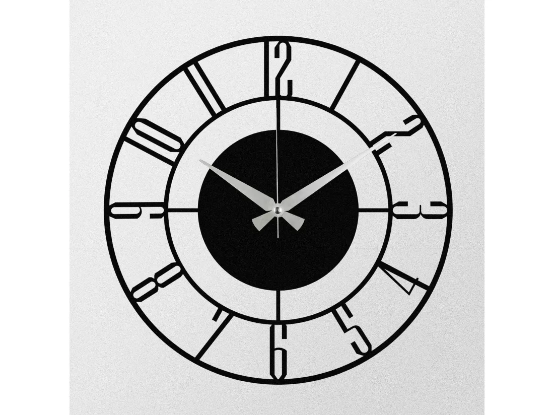 Horloge décorative basique en METAL