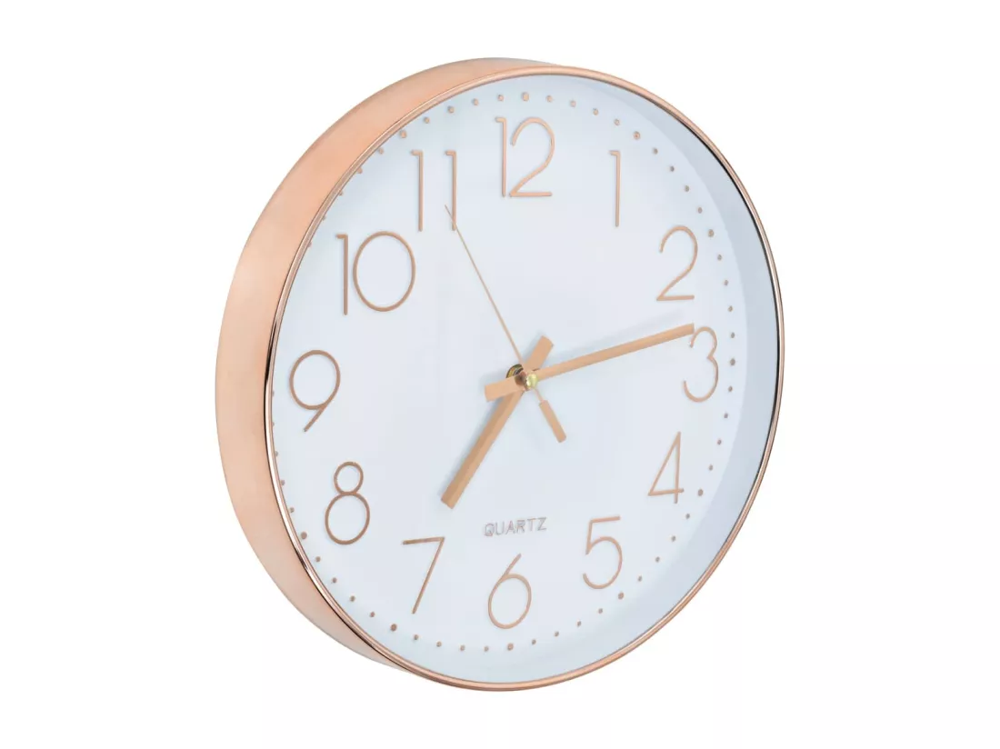 Horloge murale 30 cm Or rosé
