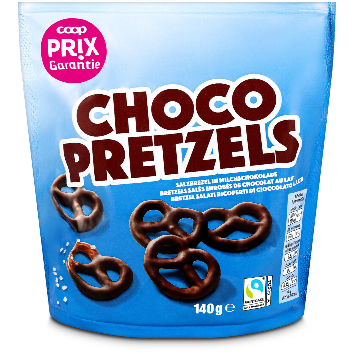 Prix Garantie Choco Pretzels
