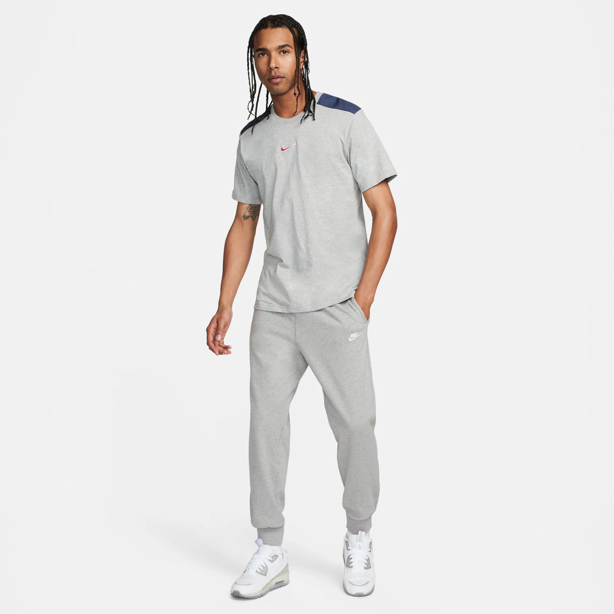 Nike Club Knit Pantalon Survêtement Hommes - Gris