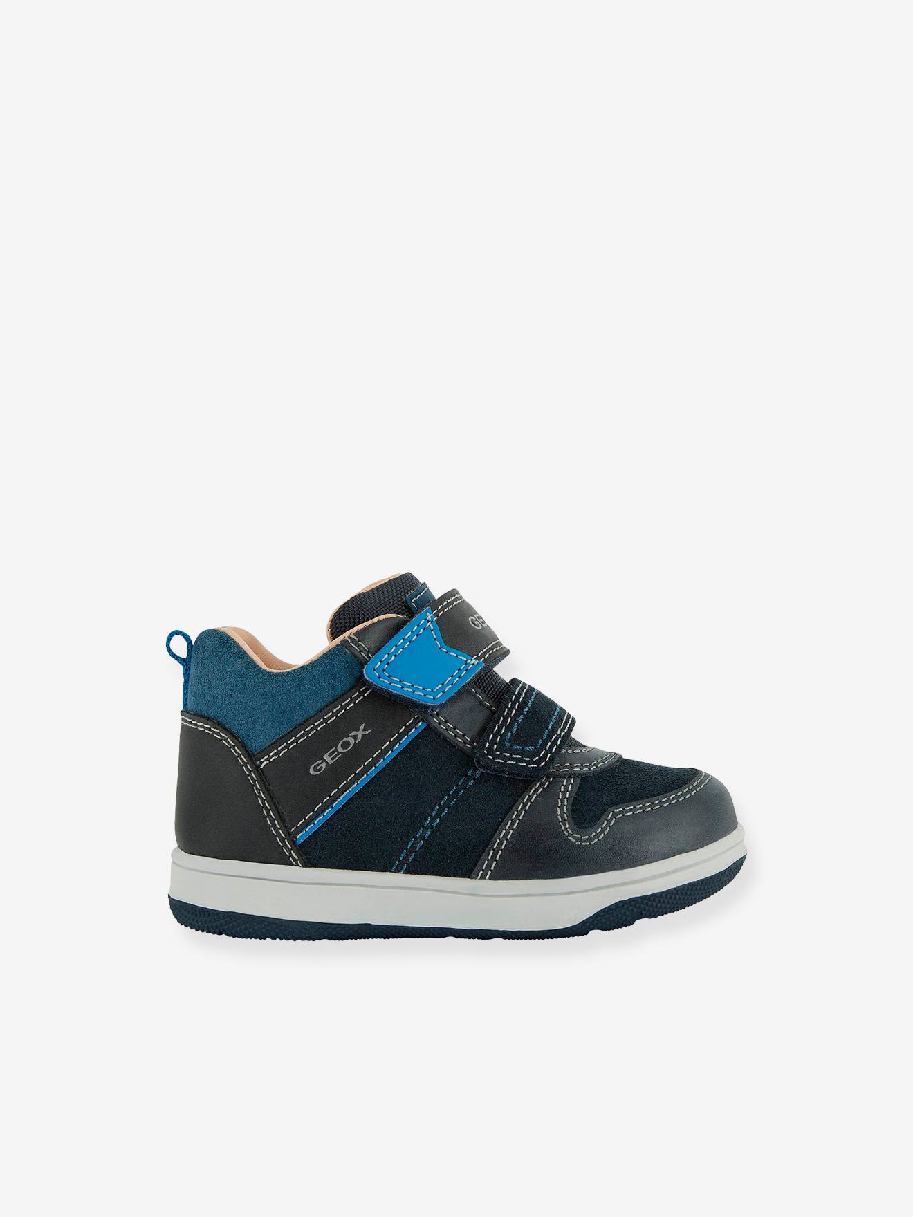 Sapatinhos infantis New Flick Boy GEOX® Mid, azul marinho
