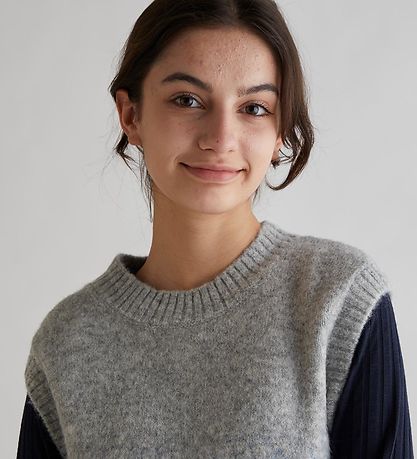 Grunt Weste - Charlotte Weste - Grey Melange