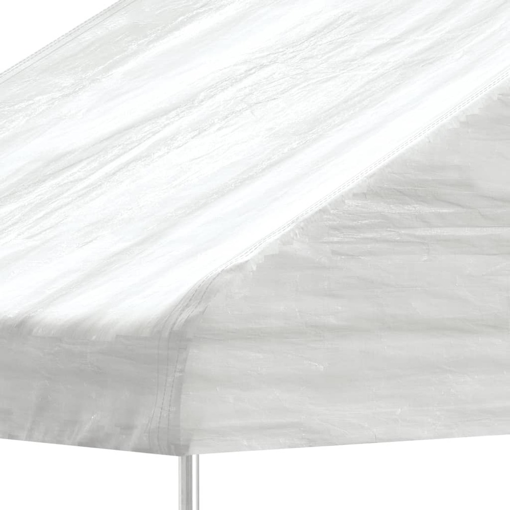 Belvédère avec toit blanc 5,88x2,23x3,75 m polyéthylène