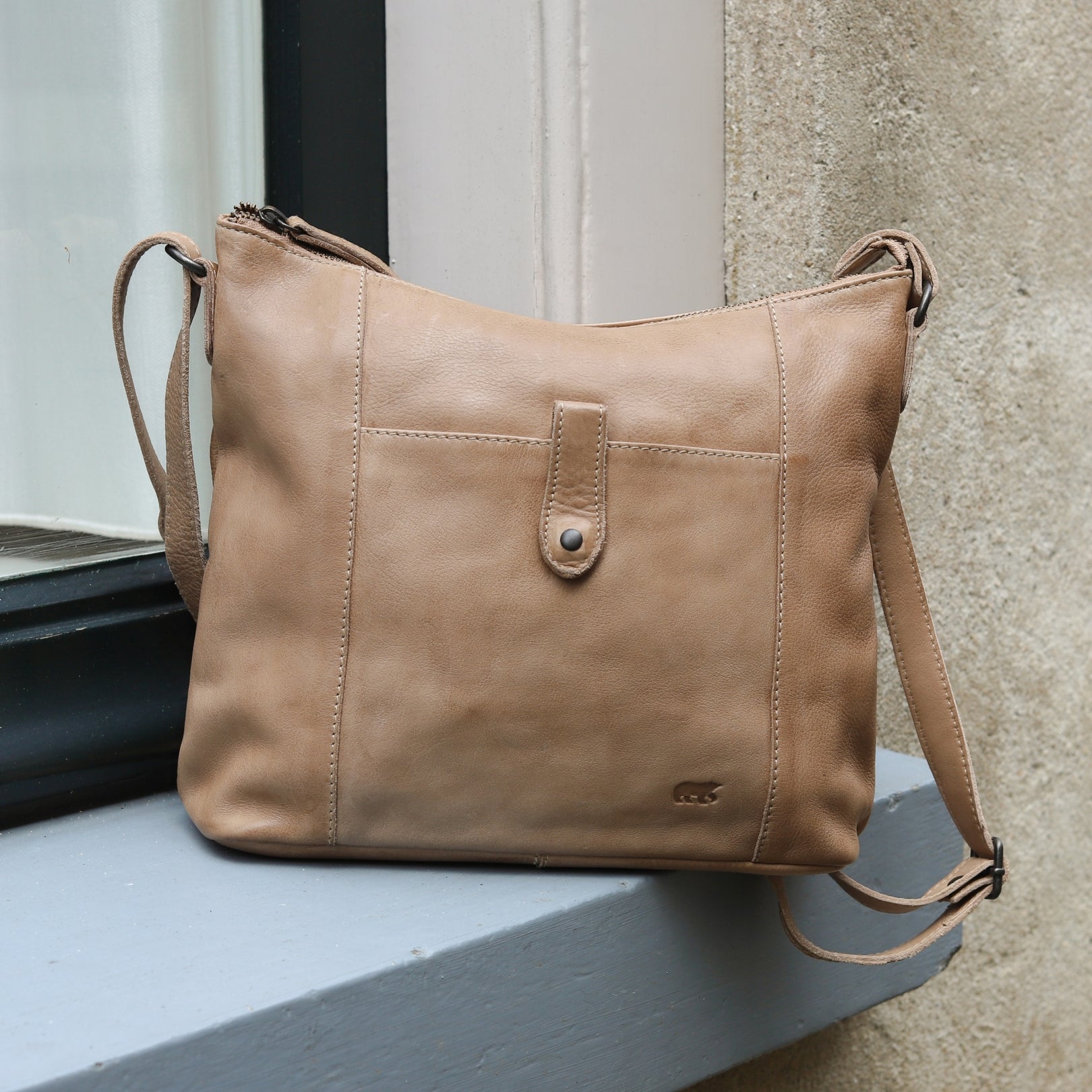 Schoudertas 'Sophia' beige Beige