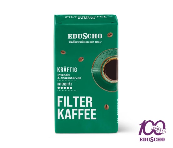 Eduscho Filterkaffee Kräftig - 12x 500 g Gemahlen