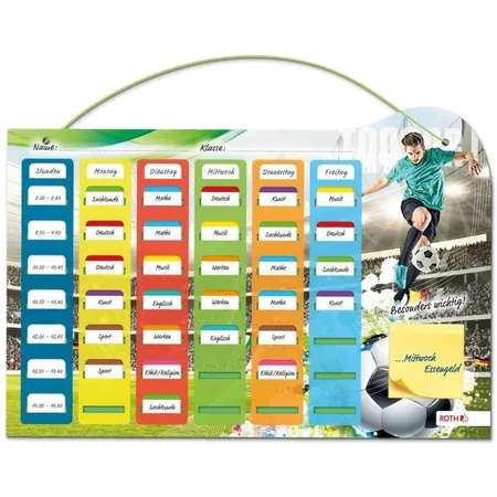 Roth Stundenplan Fußballer Steckfix, A3