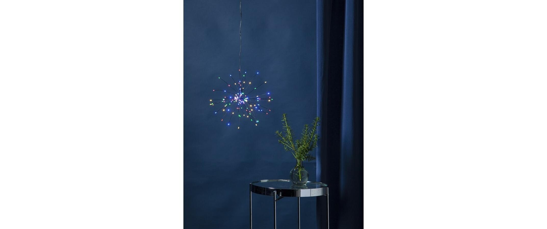 Hänger Firework, 120 LED, 26 cm, indoorHängedekoration in Feuerwerksform