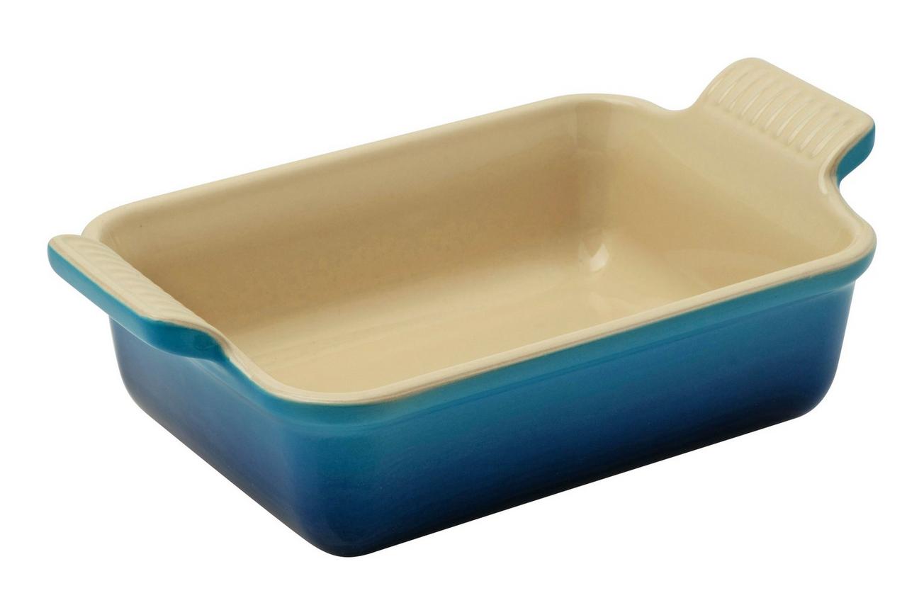 Le Creuset ovenschaal 71102192200001 Azure 19x14 cm 1,1l rechthoekig