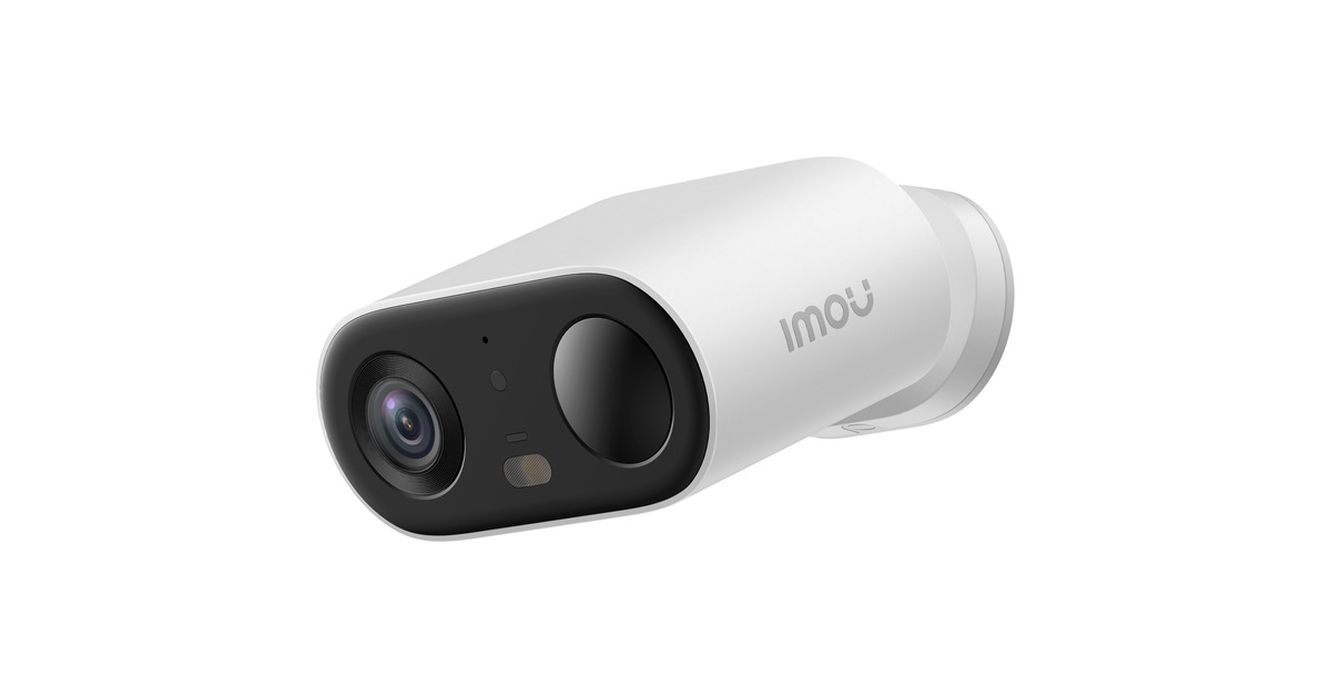 Imou Cell Go Full Color beveiligingscamera  (Wit, 2K, 3MP)