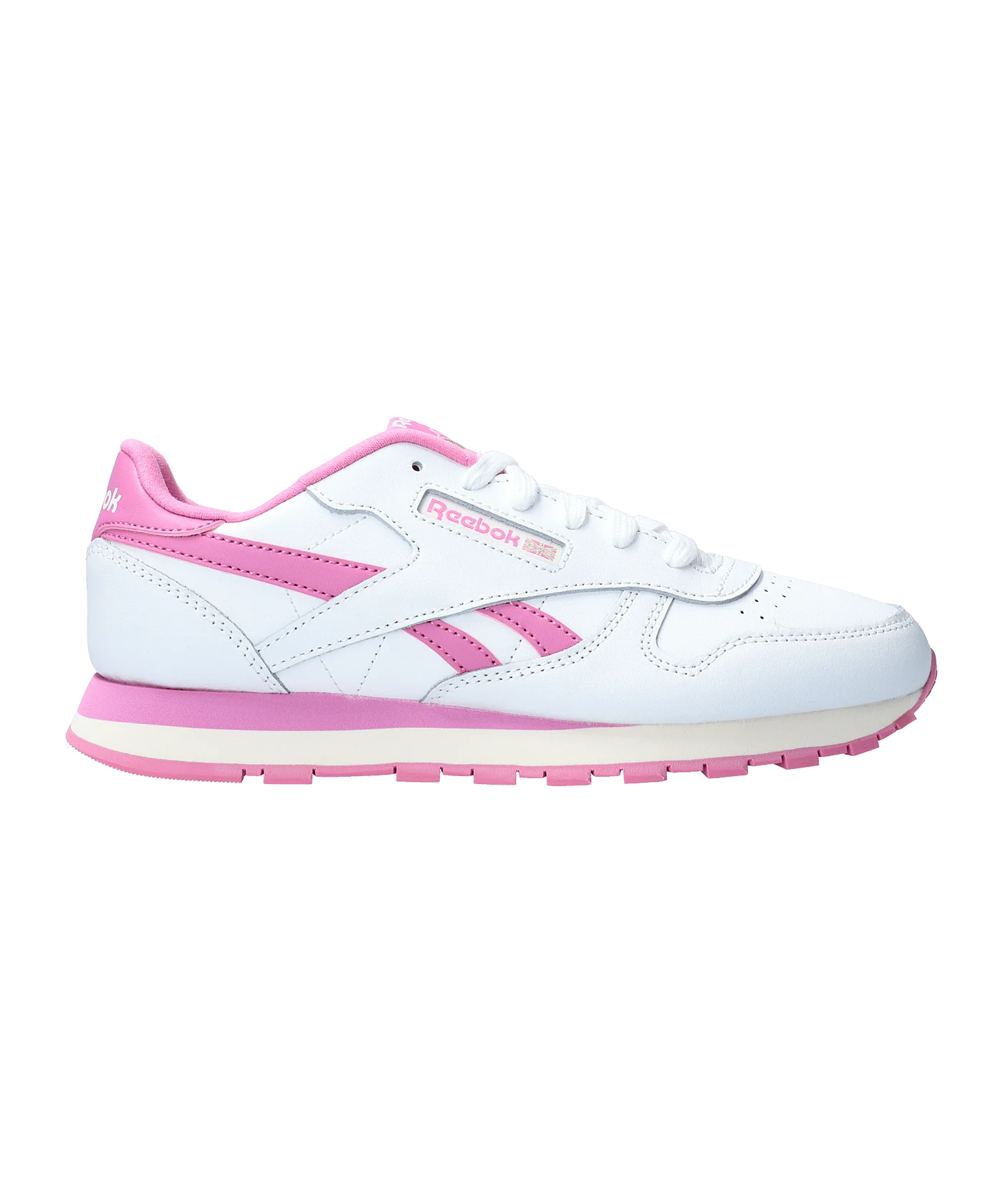 Reebok Classic Leather Kids Weiss Rosa