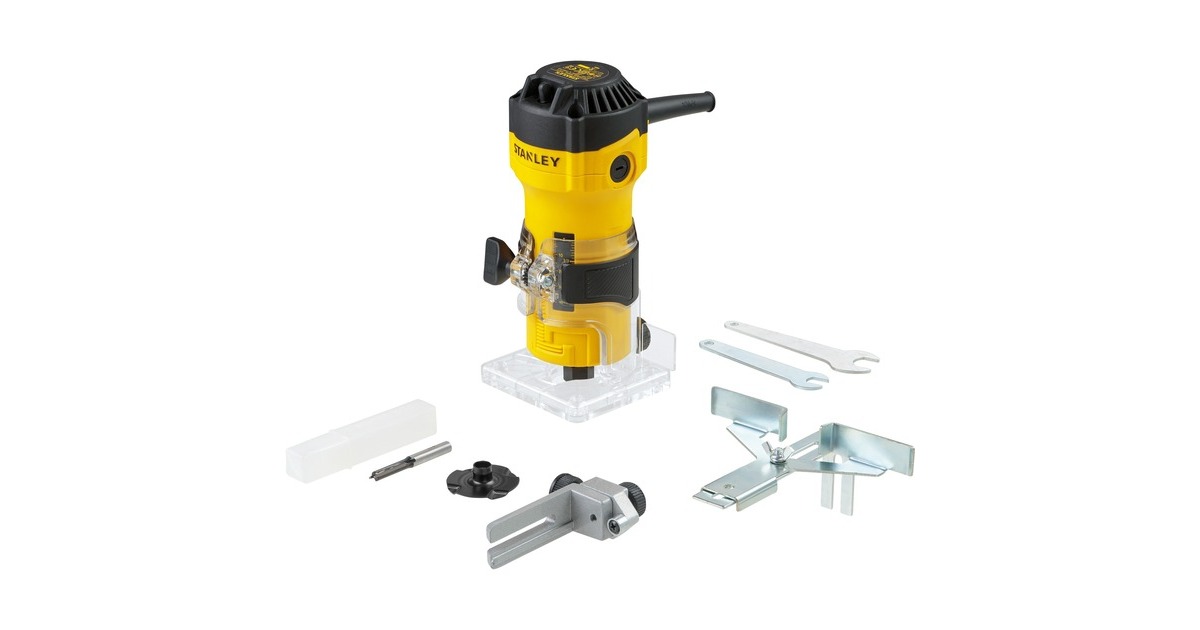 Stanley550W Kantenfrees bovenfrees  (Geel/zwart)