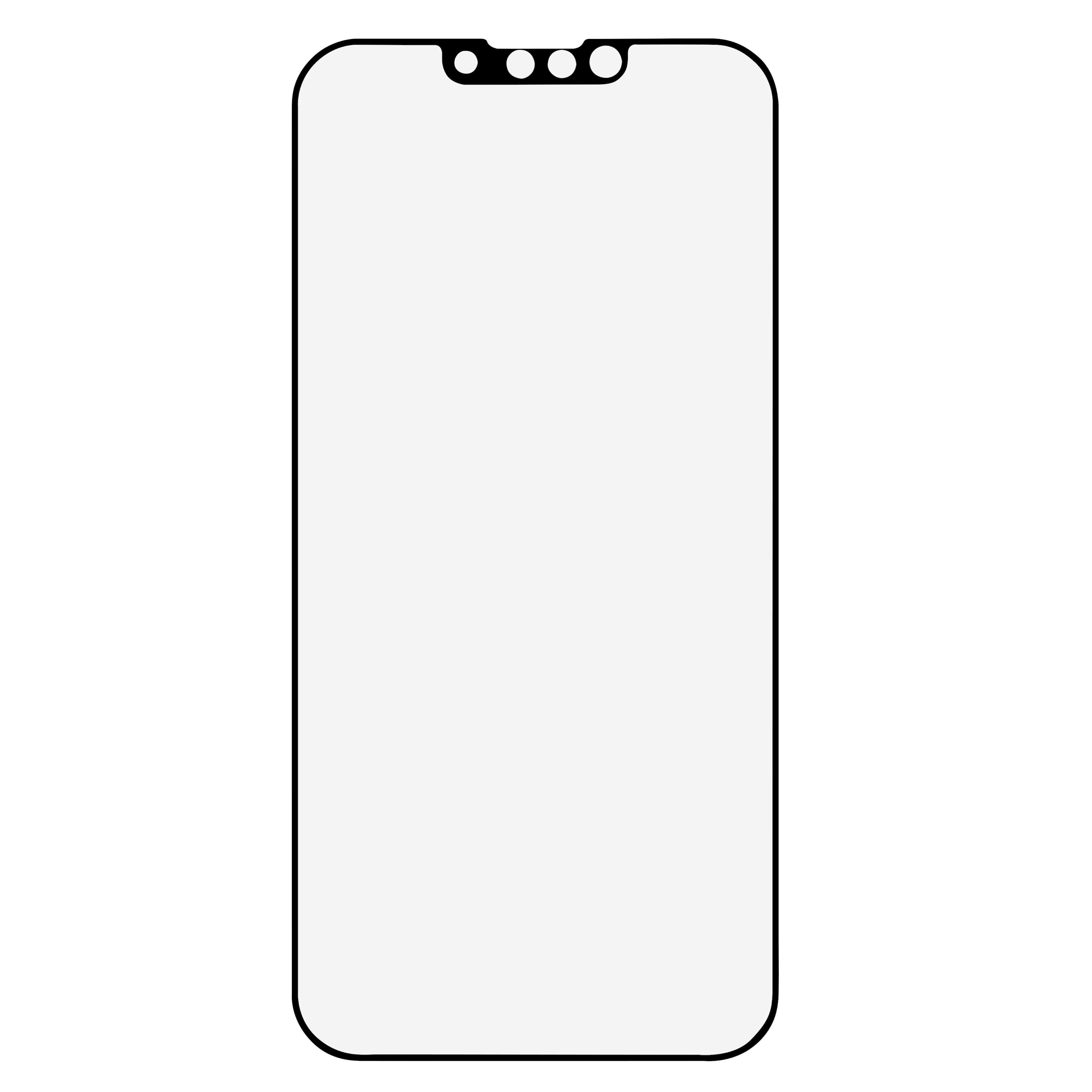 Linocell Elite Extreme Anti-Blue Skjermbeskytter for iPhone 13, 13 Pro og 14