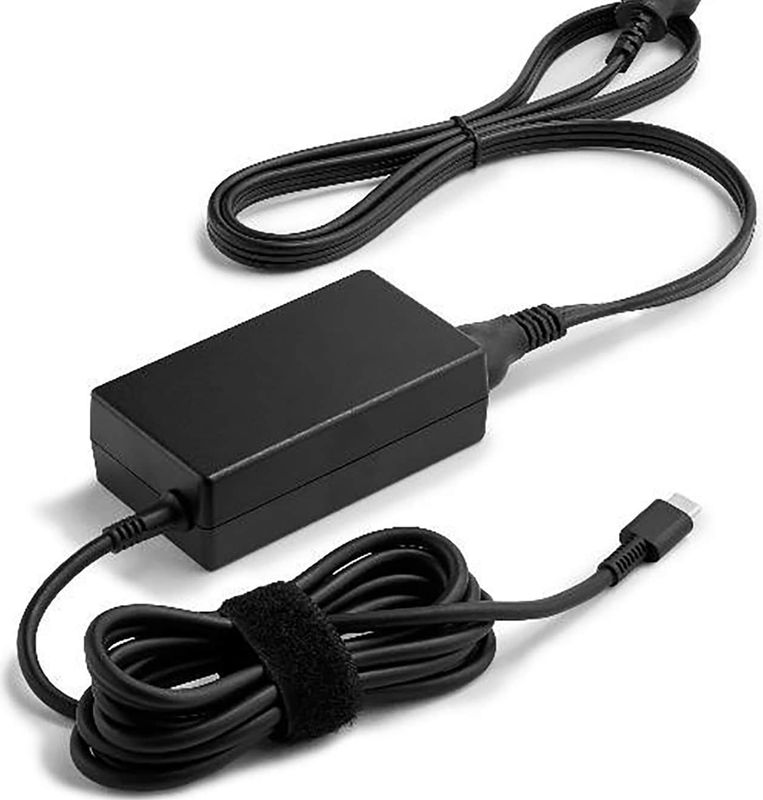 HP - 65W USB-C Voedingsadapter - Zwart - Compact Ontwerp