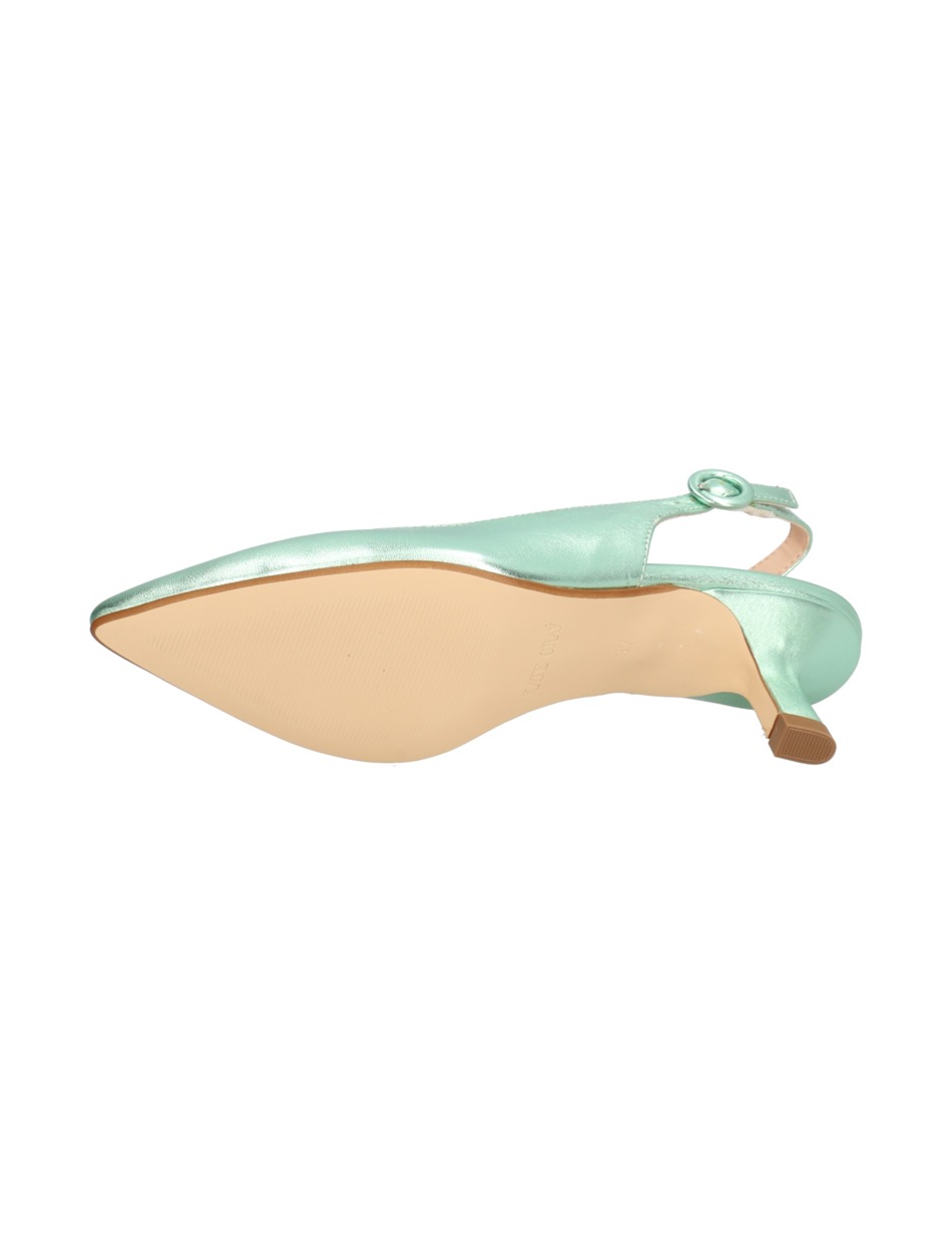 Glattleder Slingpumps