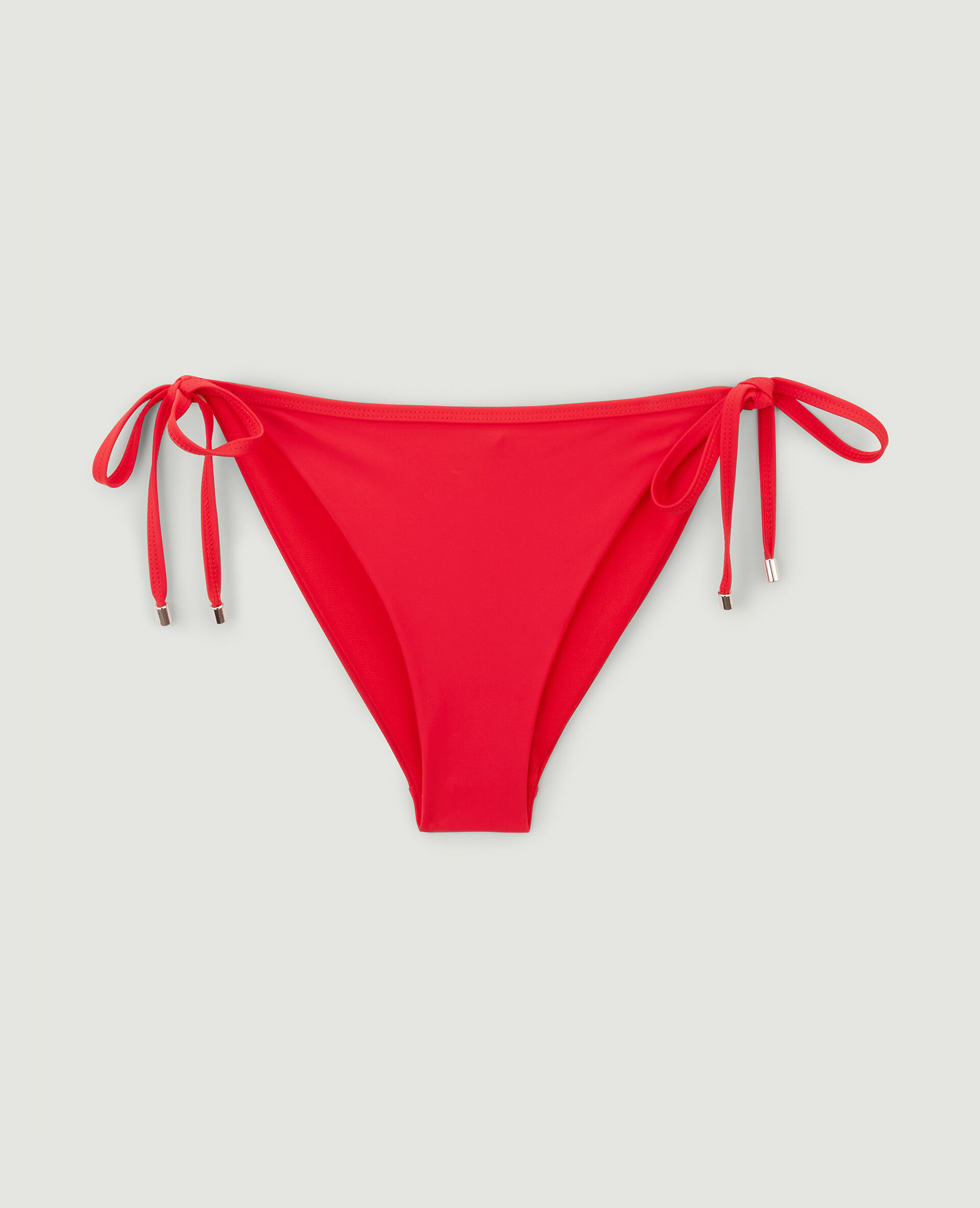 Bas de maillot de bain culotte à nouer - Rouge