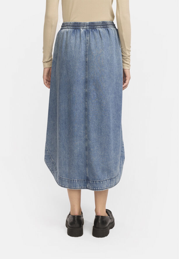 Soft Rebels SRKeira Skirt Dark blue denim