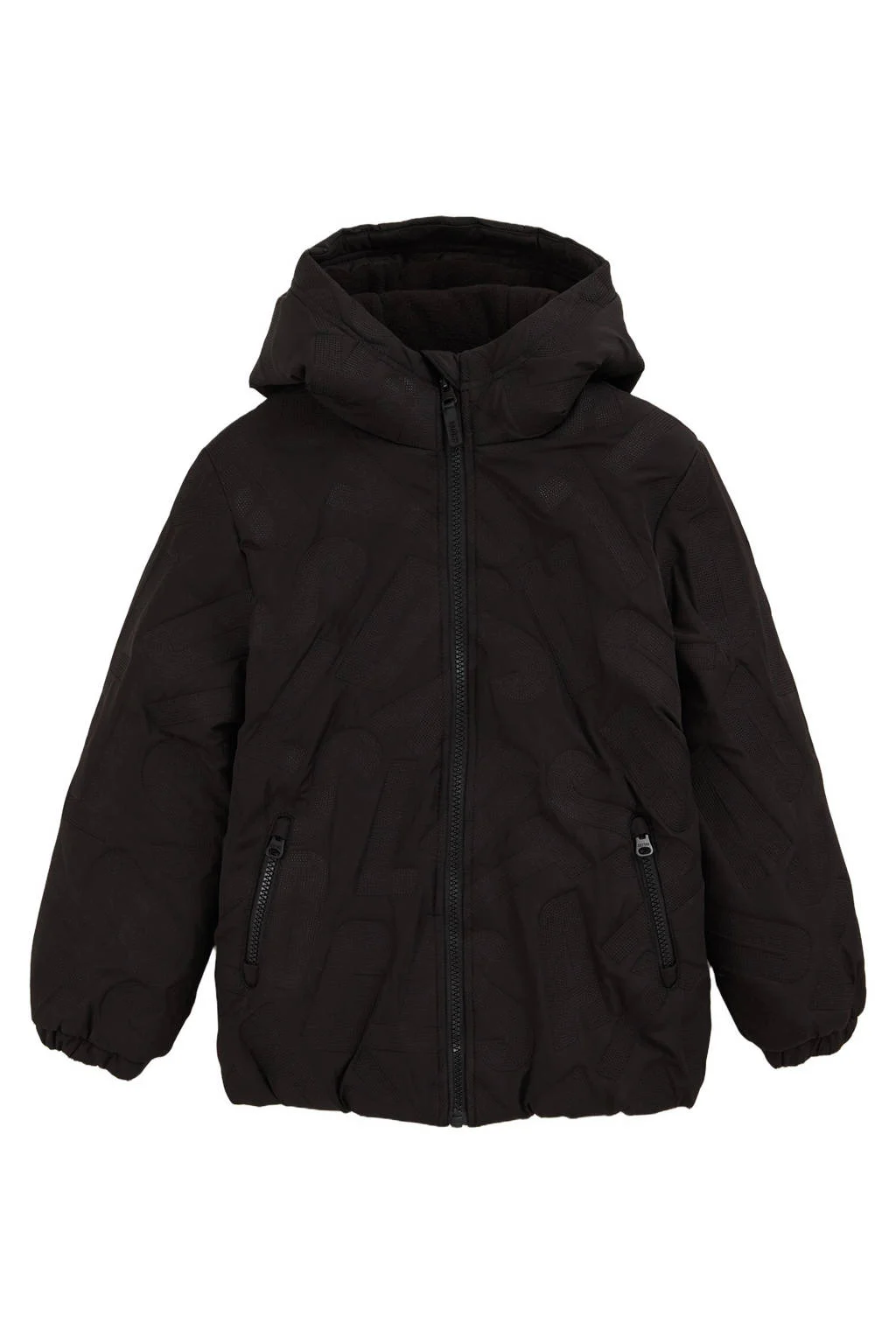 WE Fashion winterjas zwart