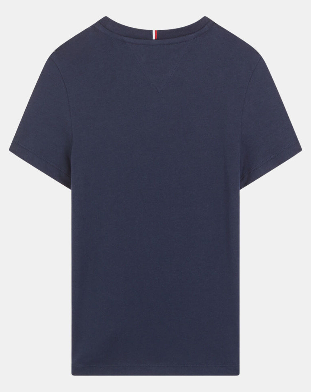 Tommy Hilfiger T-Shirt en Coton mélangé à Logo écriture bleu marine