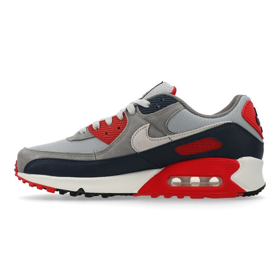 Nike Chaussures Air Max 90 - Gris/Bleu/Rouge