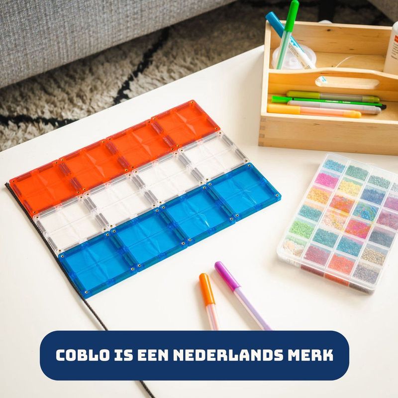 Coblo - Knikkerbaan Balletjes - Pastelkleuren - 6 Stuks - Houten Speelgoed