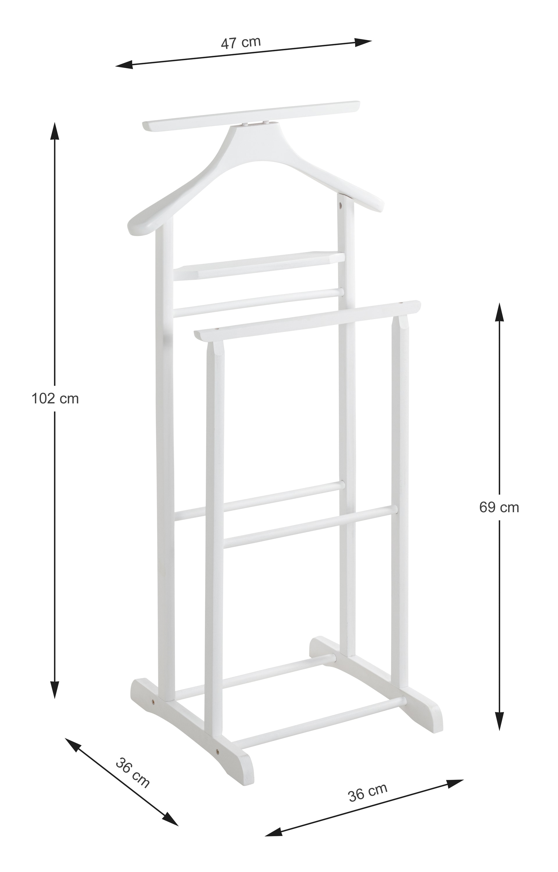 Herrendiener Funny, ca. 47 x 102 x 36 cm