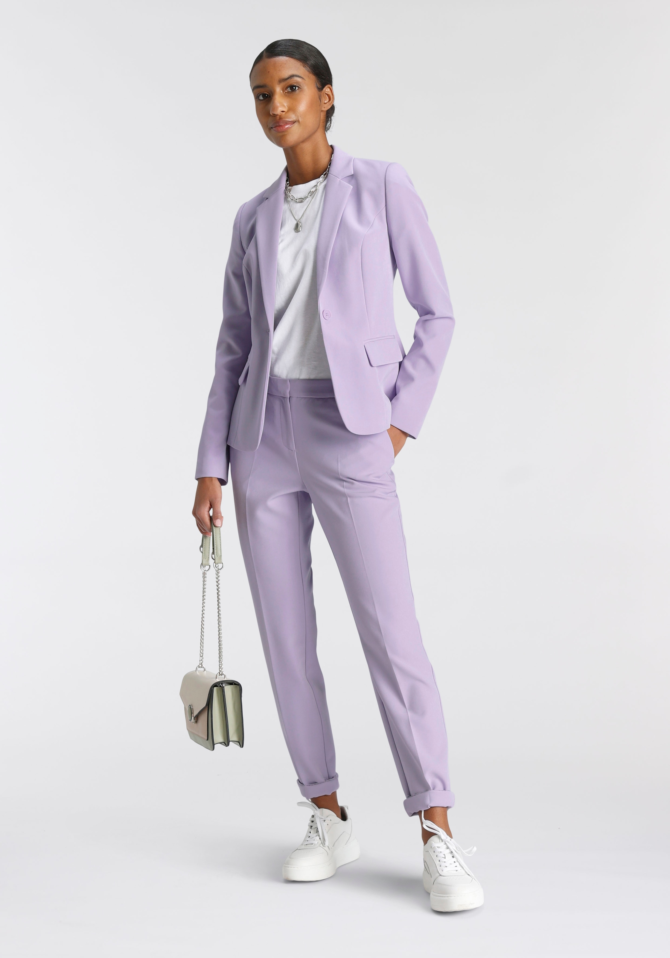 Tamaris Anzughose  in Trendfarben - mit passendem Blazer