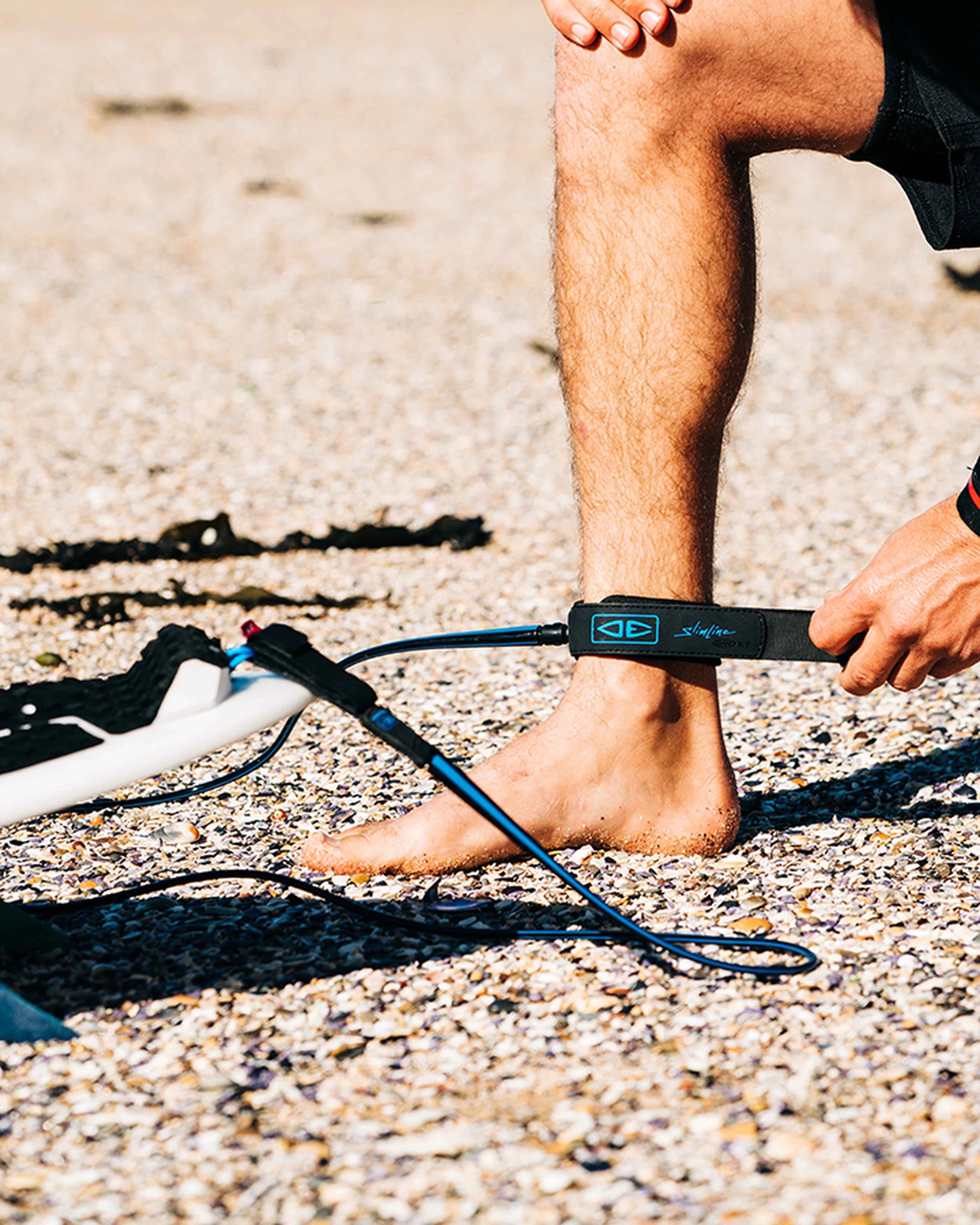 Ocean and earth Leash - Slim Line Comp One XT - 6'0 Black