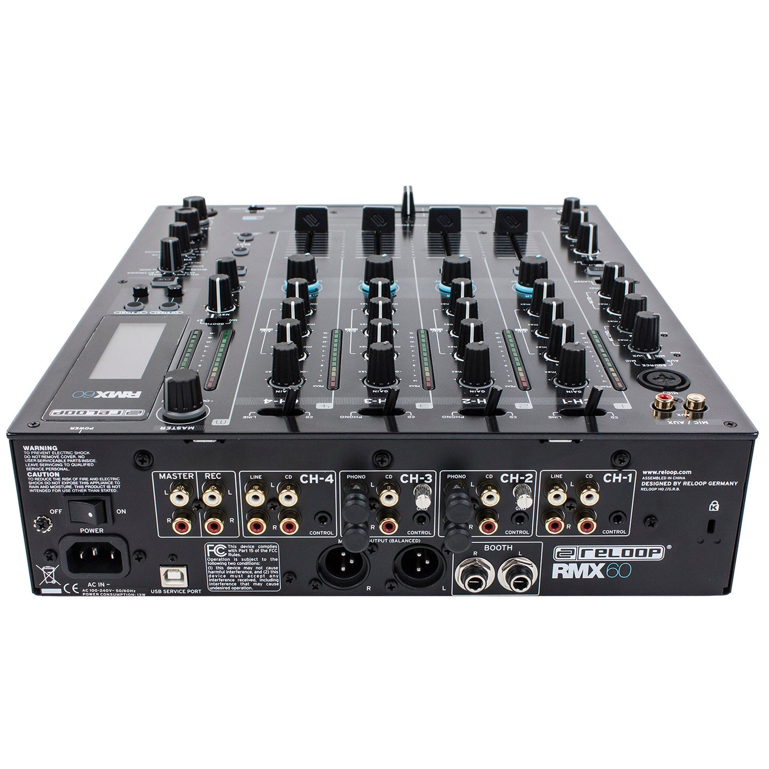 Reloop RMX-60 vierkanaals DJ mixer