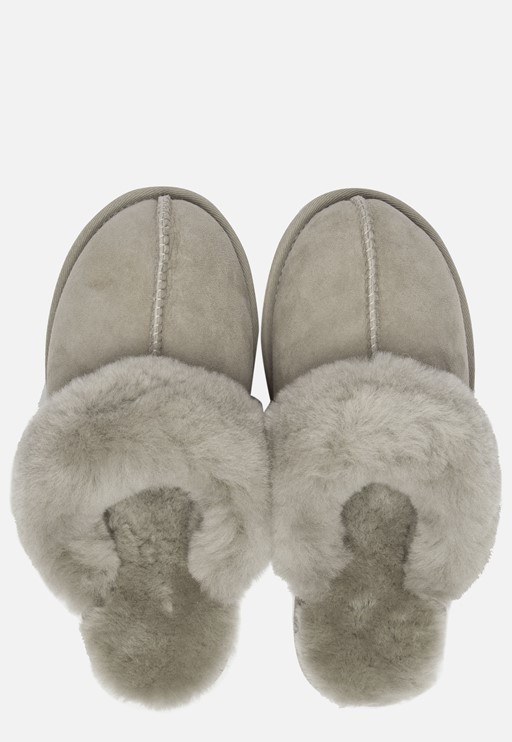 Bullboxer Pantoffels grijs Suede