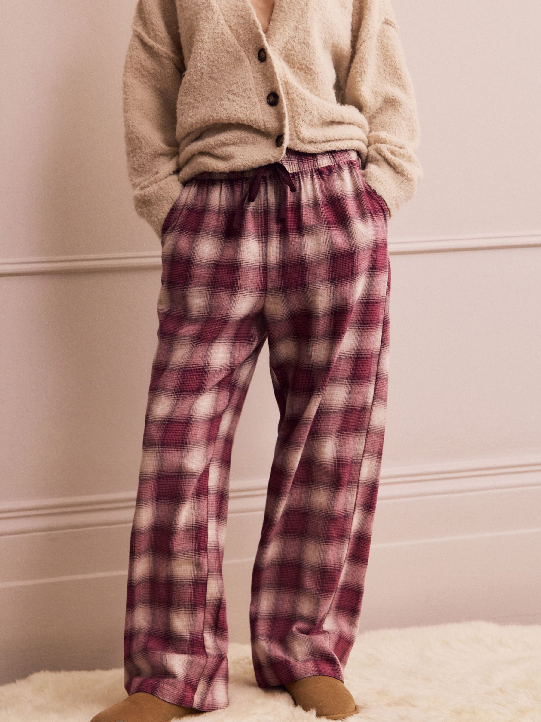 Rood geruit - 2 Behaaglijke pyjamabroeken