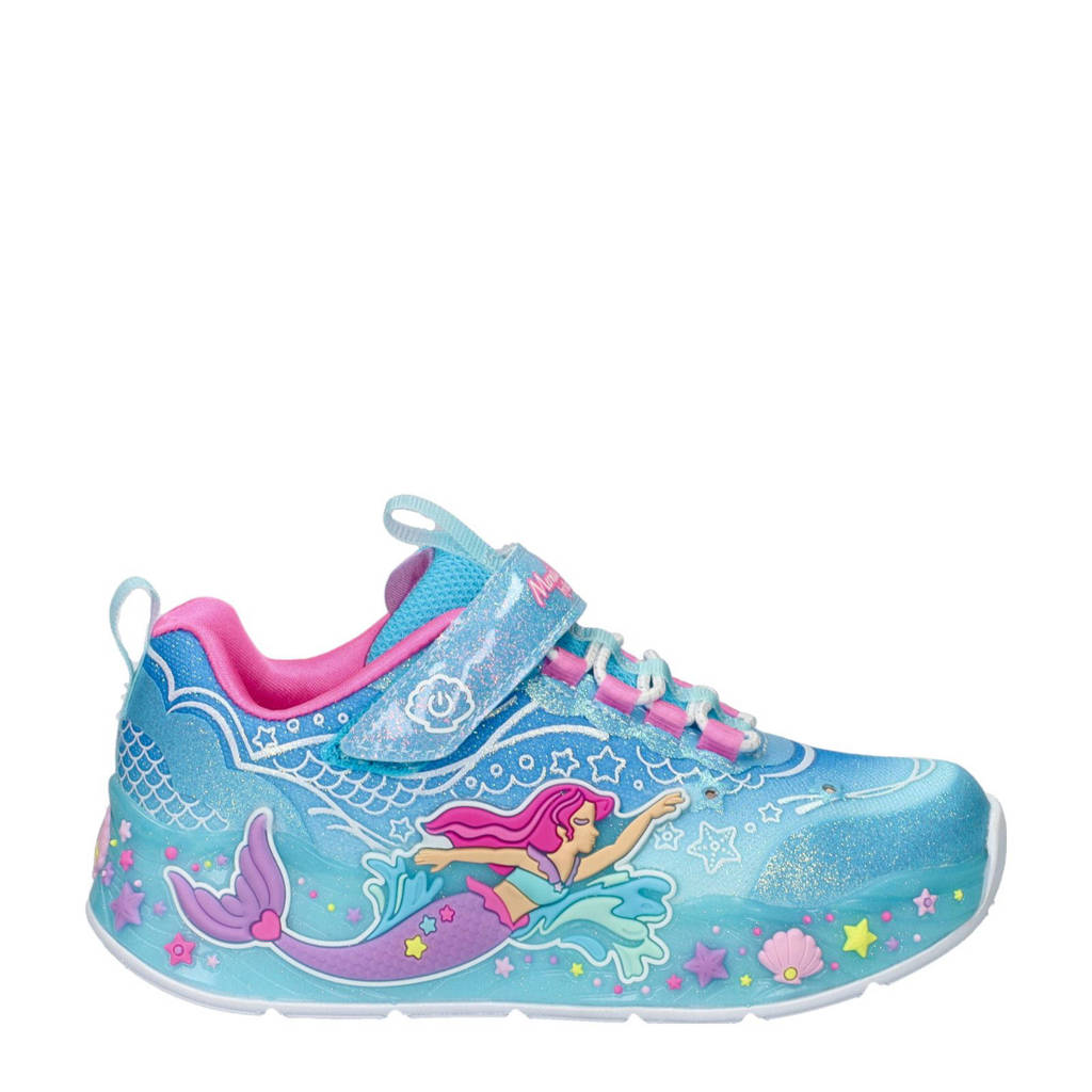 Skechers S Lights Mermaid Dreamssneakers met lichtjes blauw