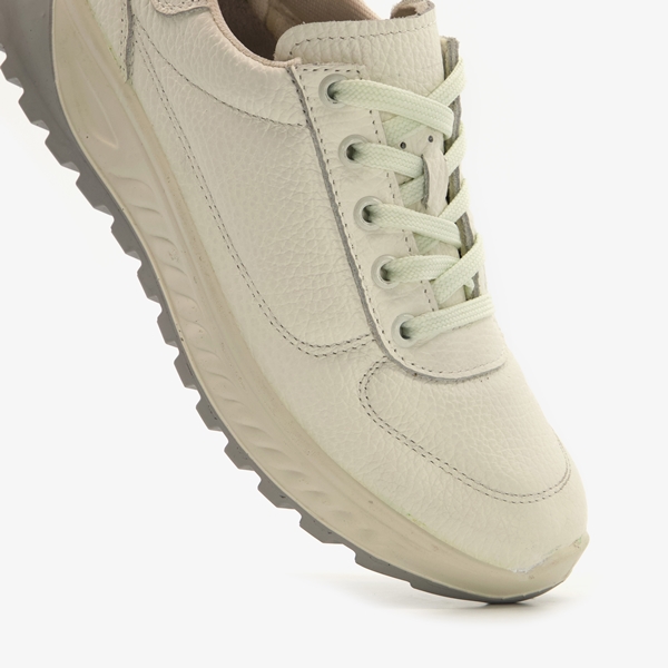 Hush Puppies leren dames sneakers wit
