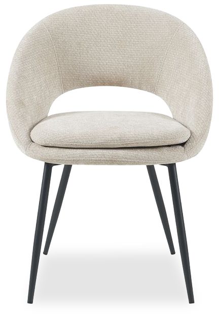 Eetkamerstoel Naturel HU-77.047 Zohra B60 x D59 x H81 cm