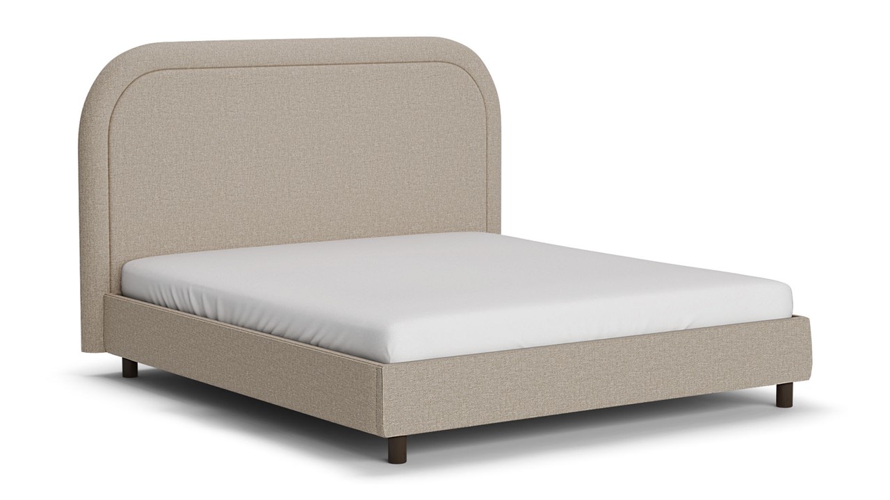 Bed Amber - Linen touch beige