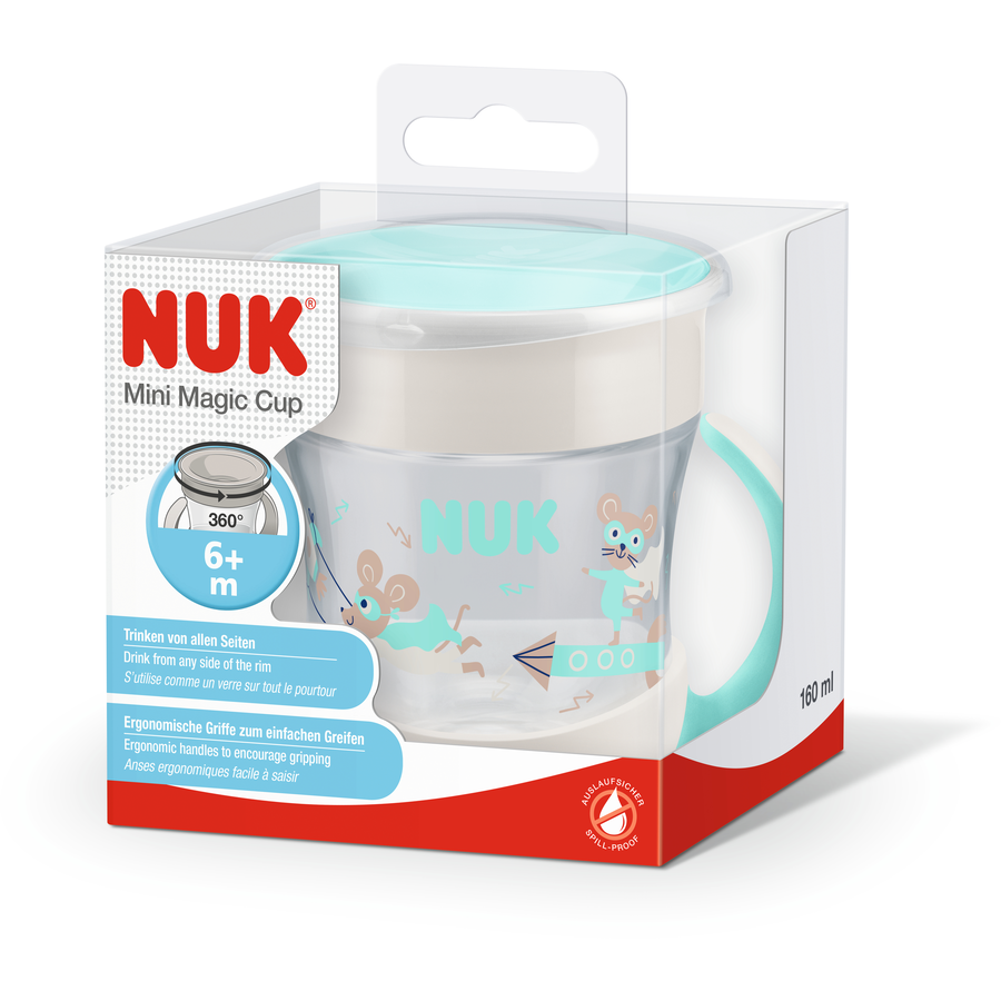 NUK Trinklernbecher Mini Magic Cup 160ml  ab dem 6. Monat, mint